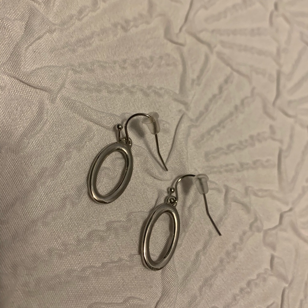 Silver earrings
